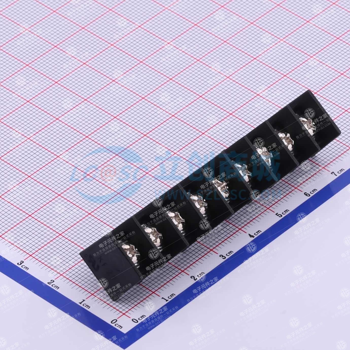 7.62mm 1x9P 直插 中脚 排数:1 每排P数:9