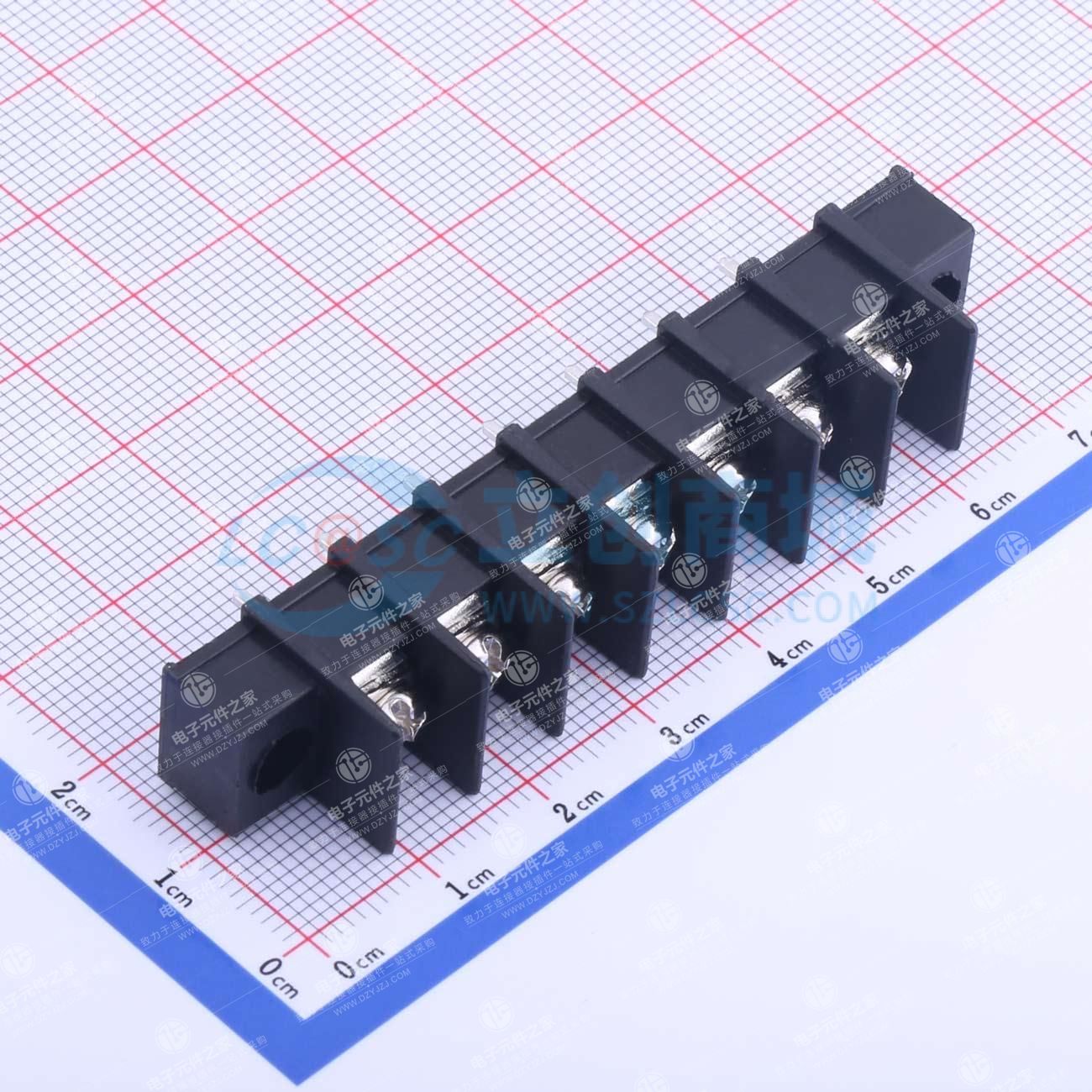 7.62mm 1x7P 直插 中脚 排数:1 每排P数:7