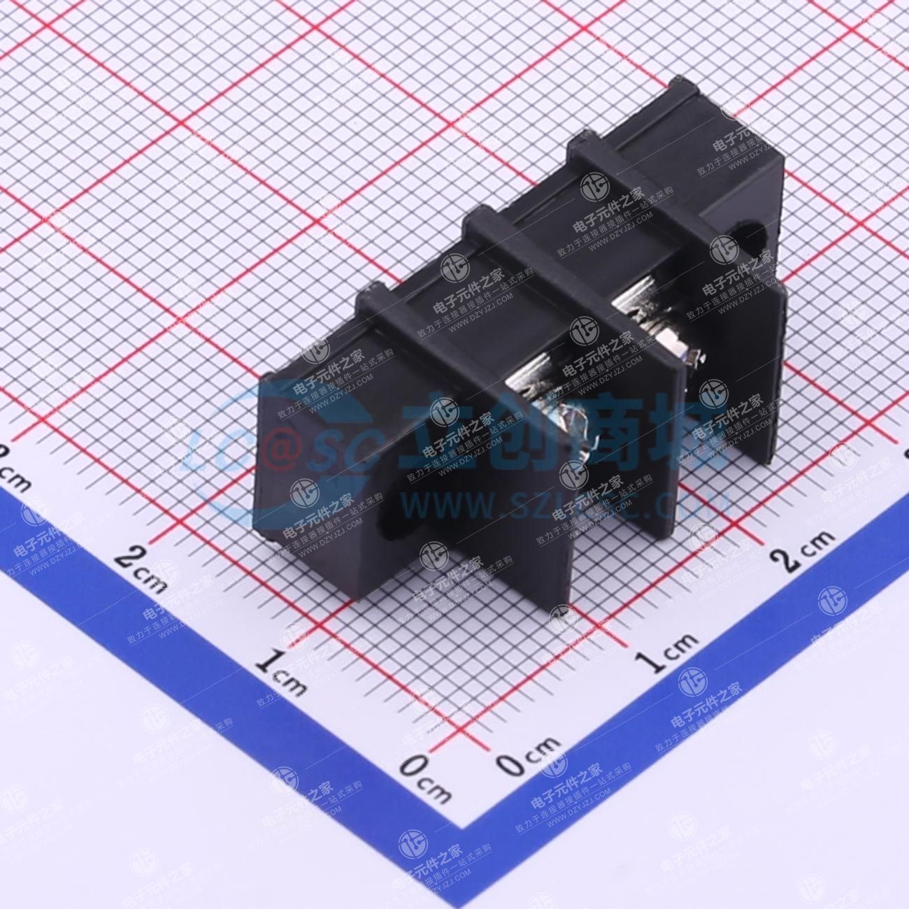 7.62mm 1x2P 直插 边脚 排数:1 每排P数:2