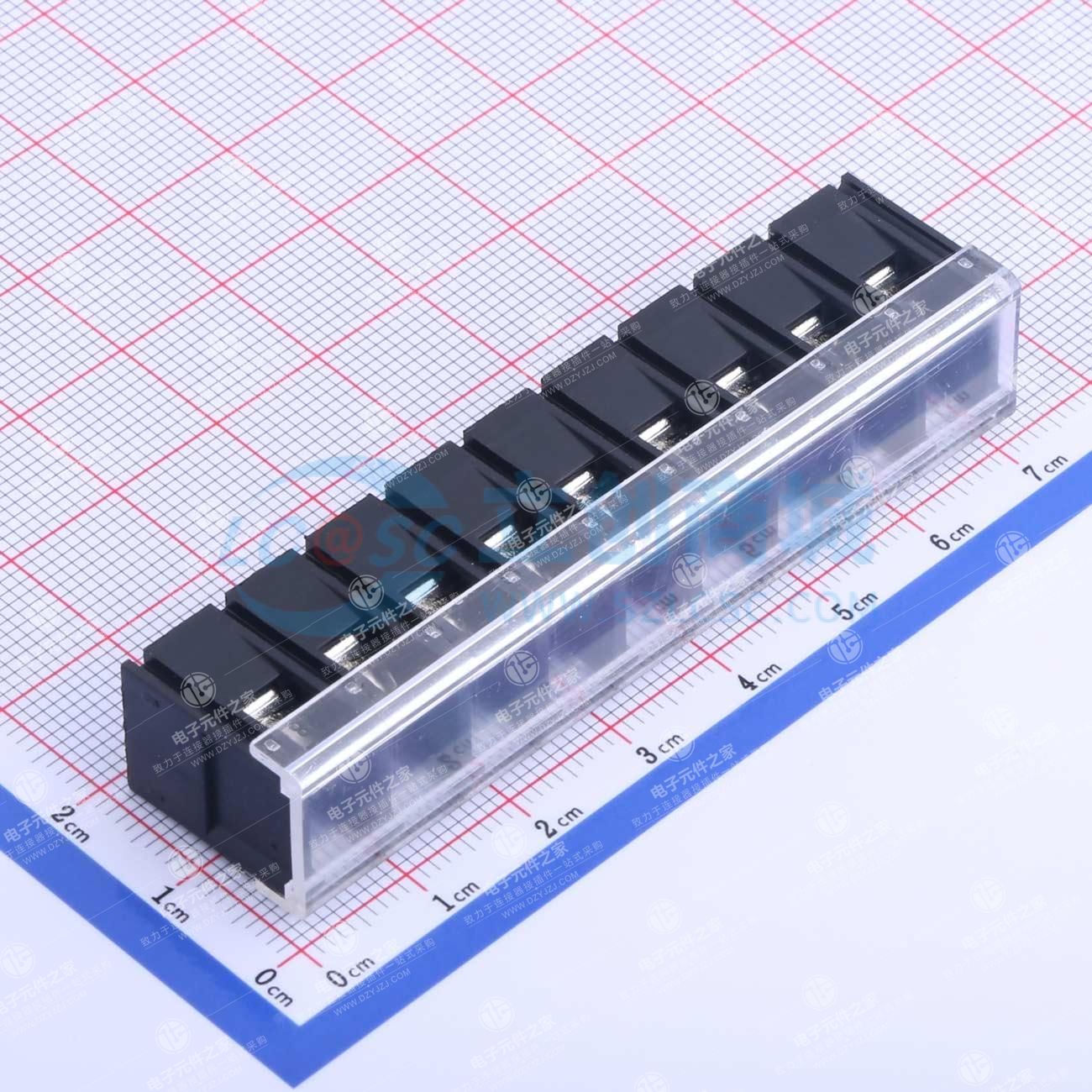 7.62mm 1x9P 直插 边脚 排数:1 每排P数:9