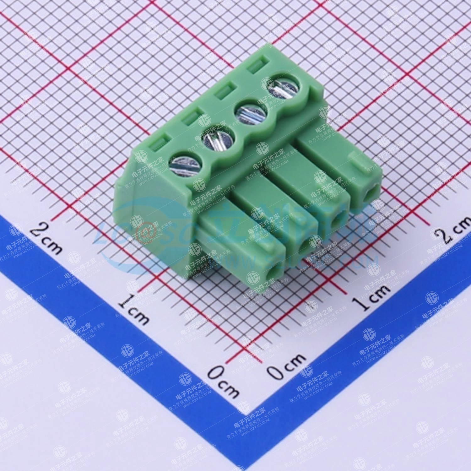 无固定装置 1x4P 3.81mm 排数:1 每排P数:4