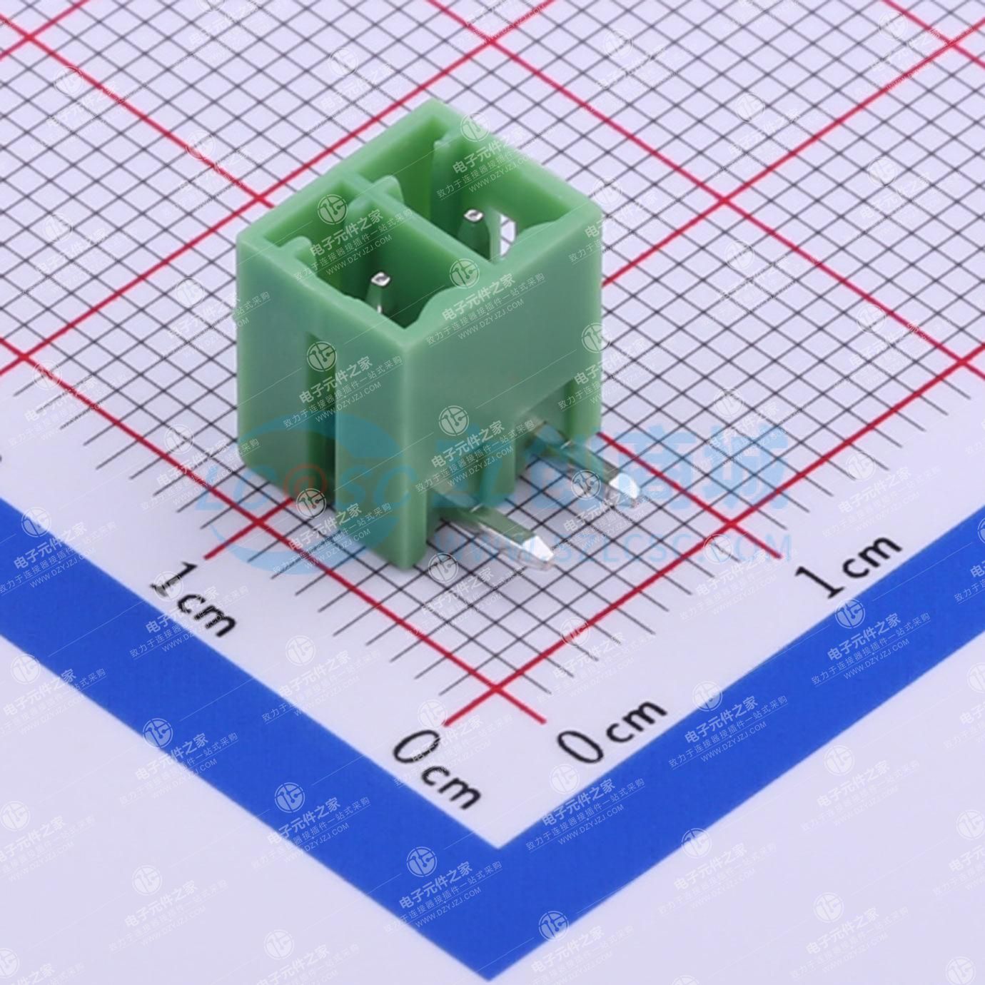无固定装置 1x2P 3.81mm 排数:1 每排P数:2