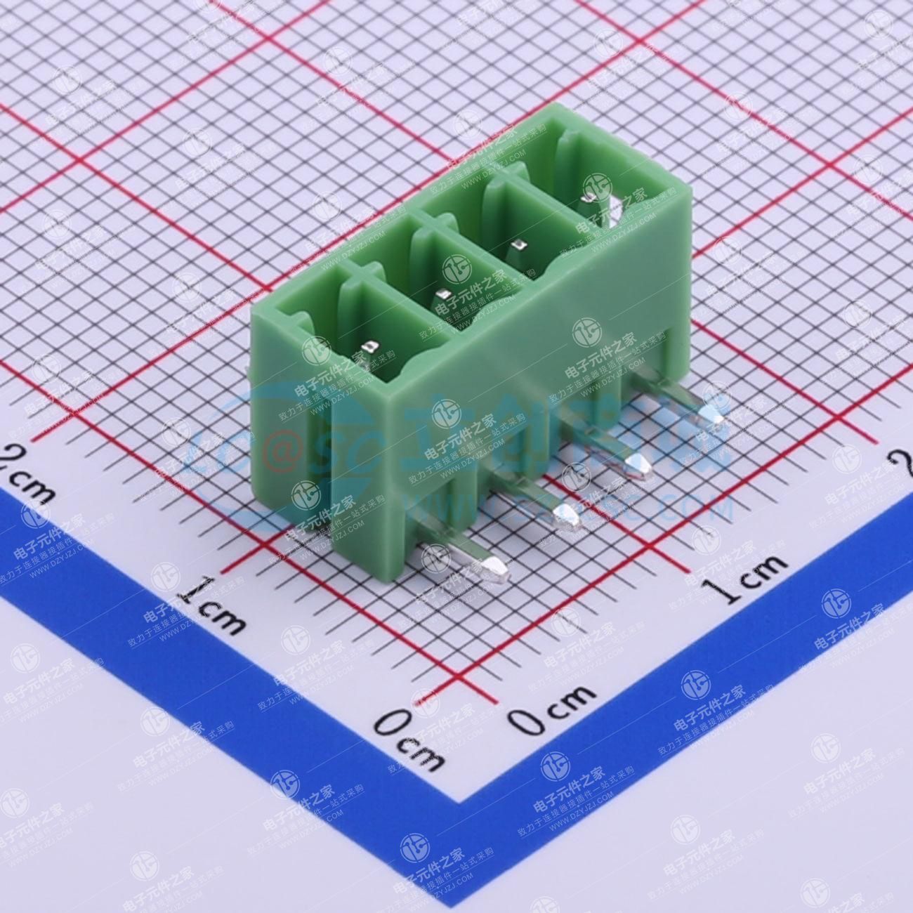 无固定装置 1x4P 3.81mm 排数:1 每排P数:4