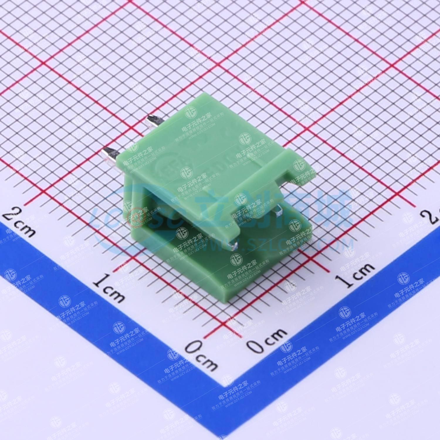 无固定装置 1x2P 5.08mm 排数:1 每排P数:2