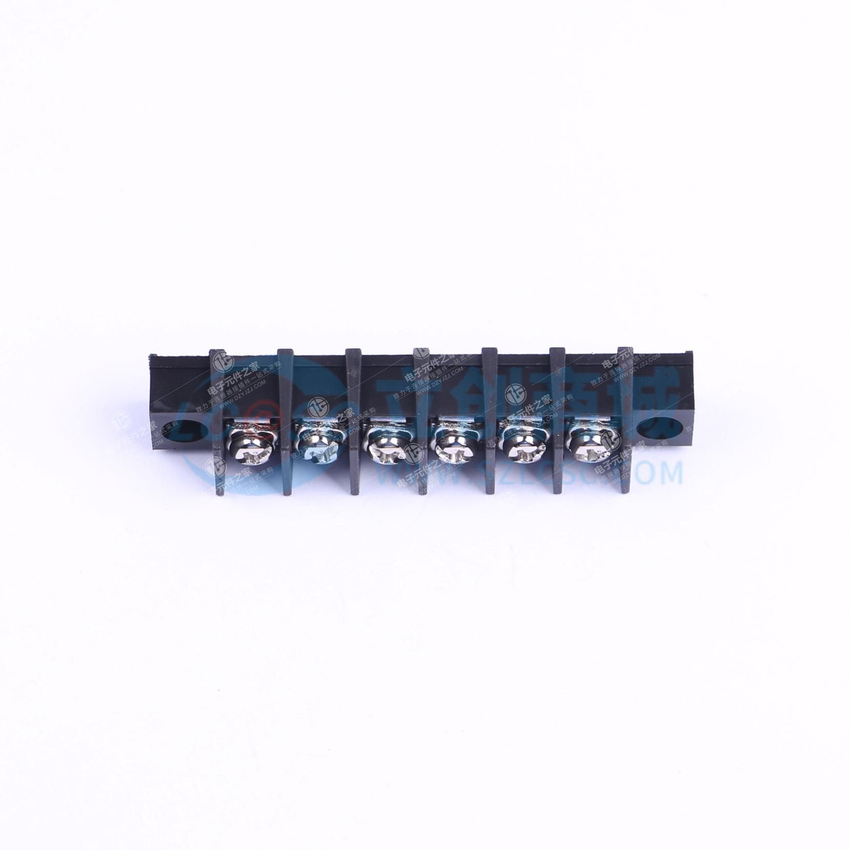 10mm 1x6P 直插 边脚 排数:1 每排P数:6