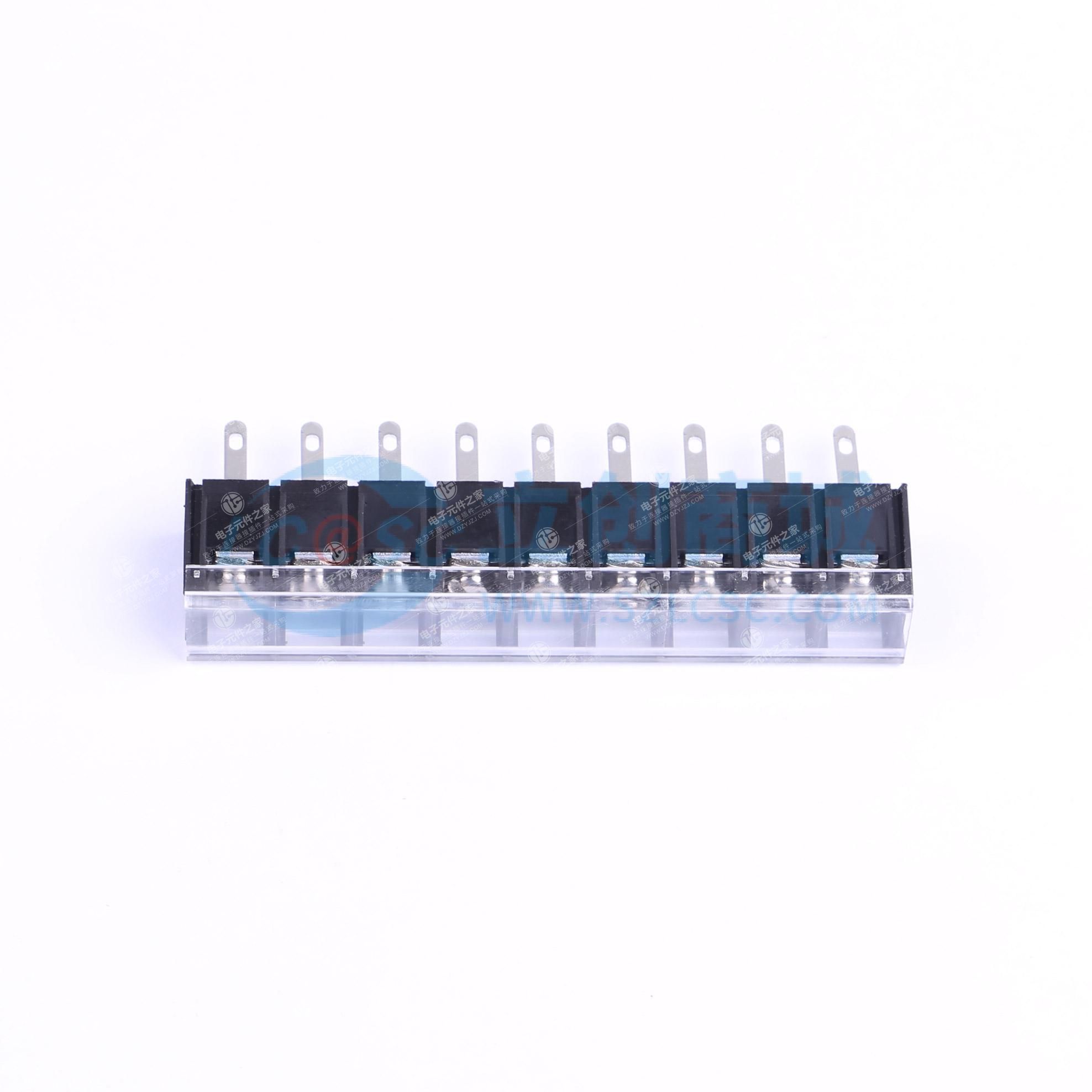 10mm 1x9P 直插 中脚 排数:1 每排P数:9
