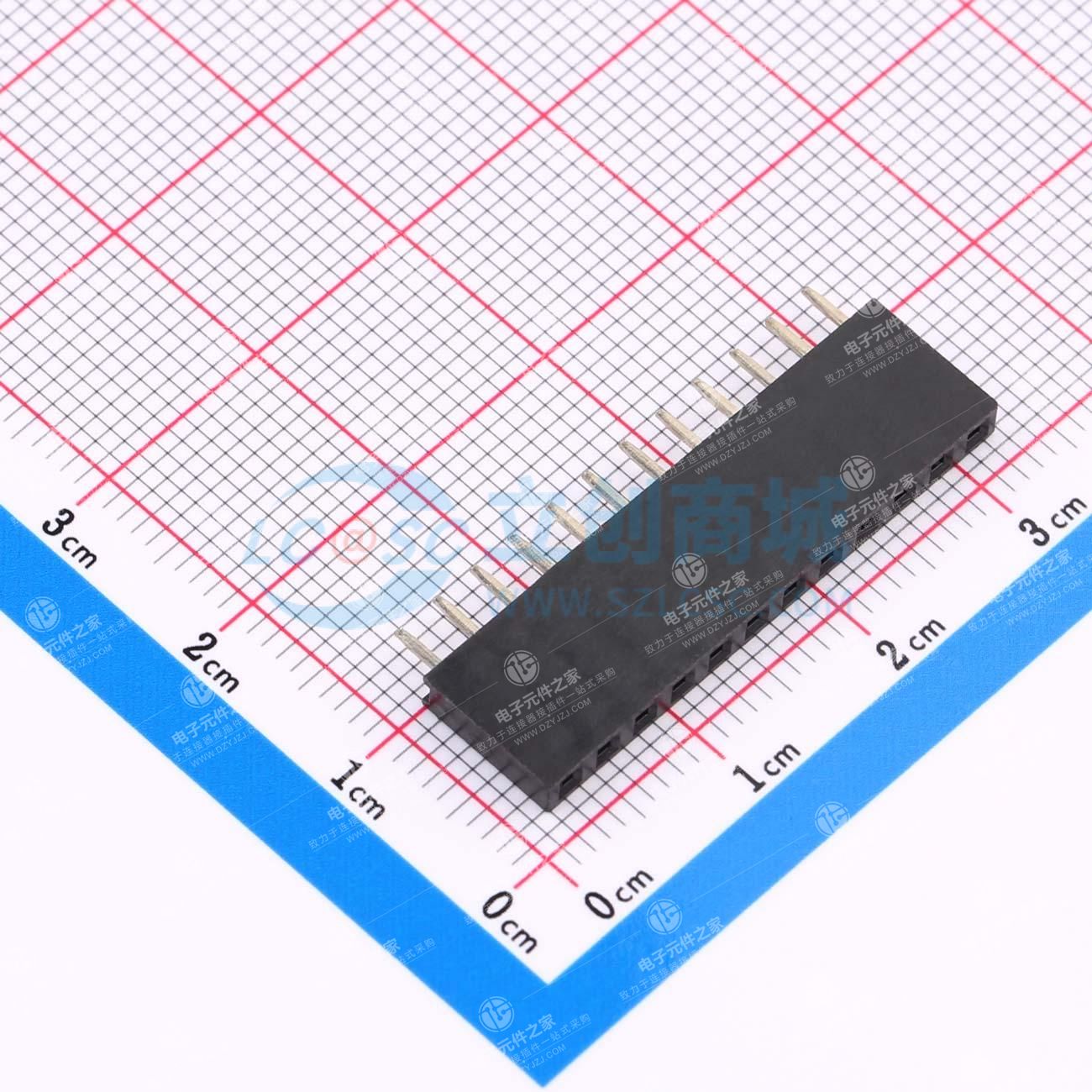 间距:2.54mm 1x12P 直插