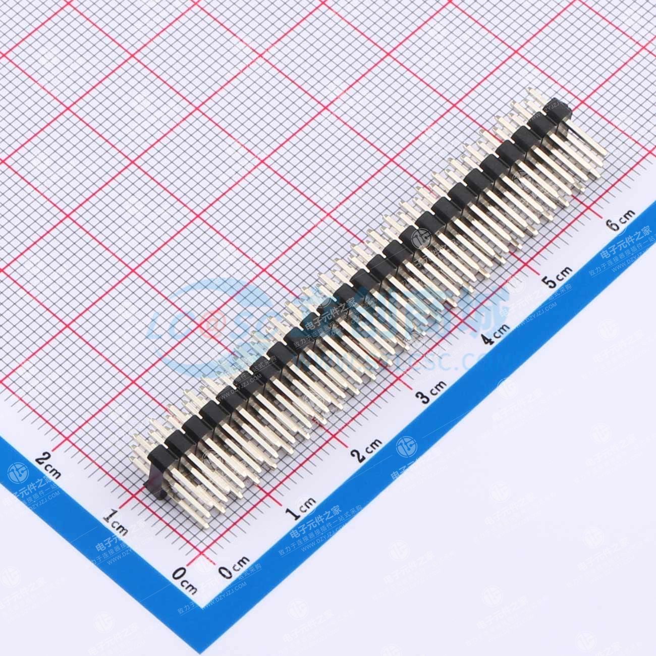 3x25P 间距:2.54mm 方针 直插