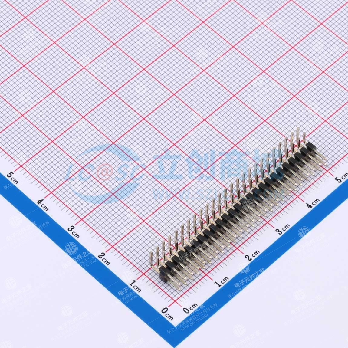 2x25P 间距:2mm 方针 弯插