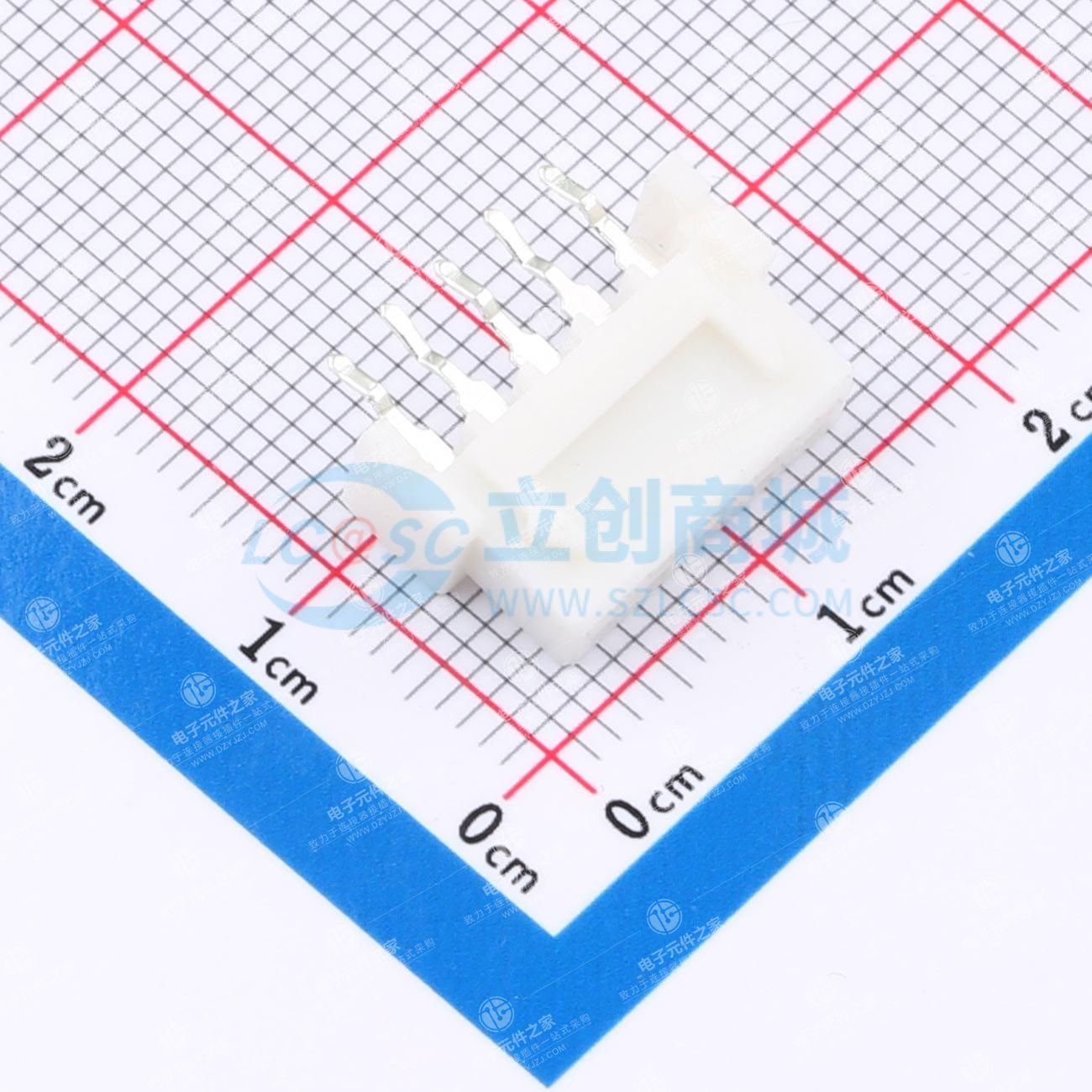 PIN:5P 间距:2.5mm 直插