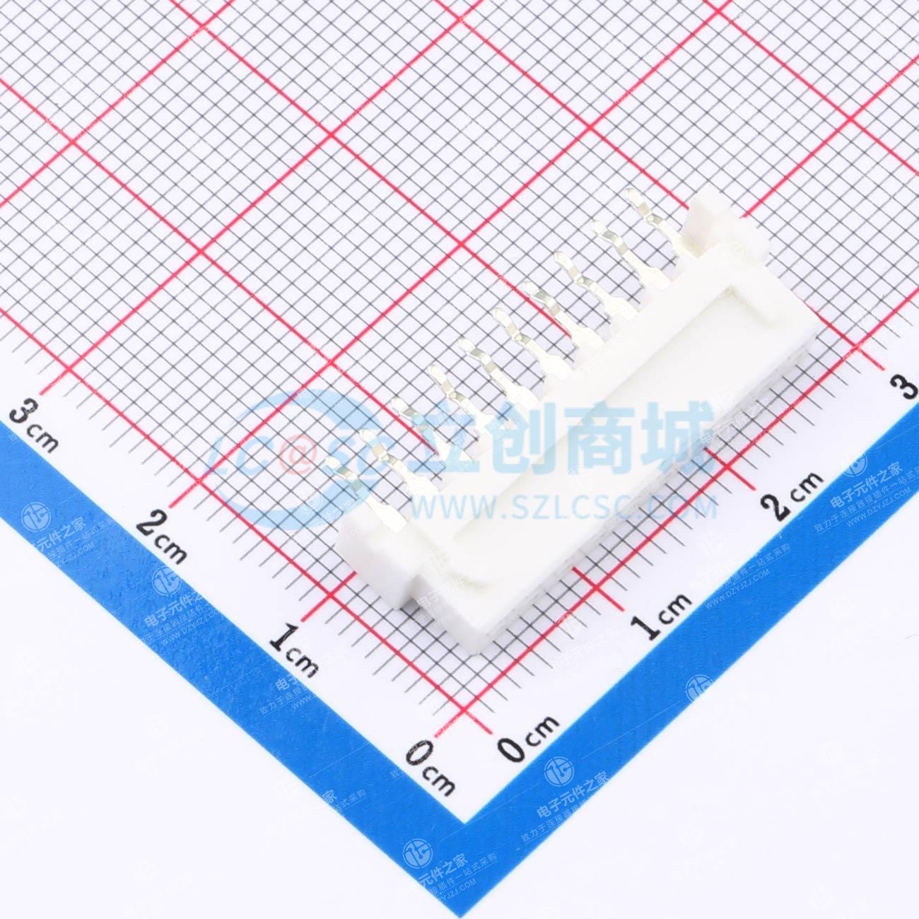 PIN:10P 间距:2.5mm 直插