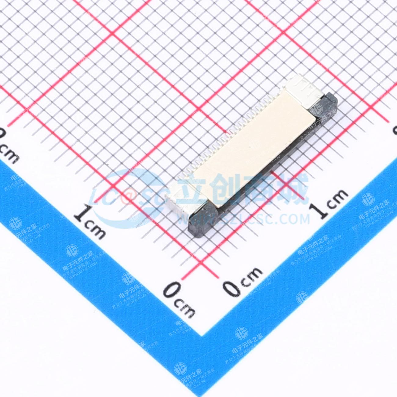 抽屉式 上接 P数:22P 间距:0.5mm