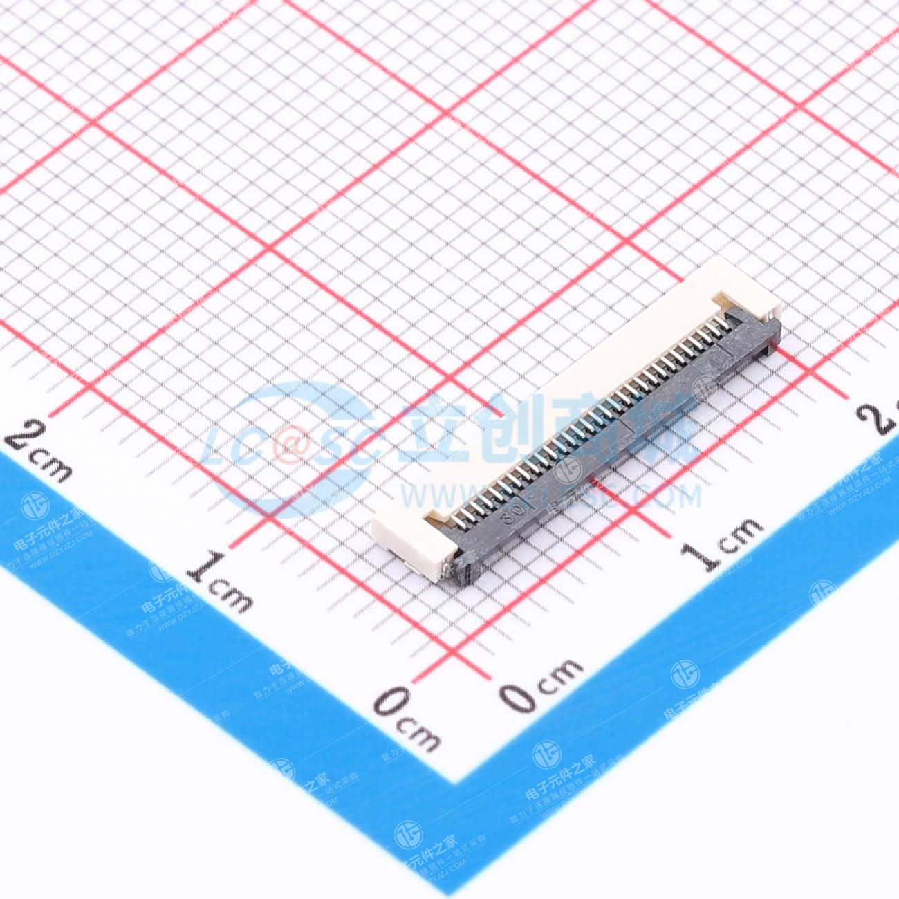 翻盖式 下接 P数:30P 间距:0.5mm
