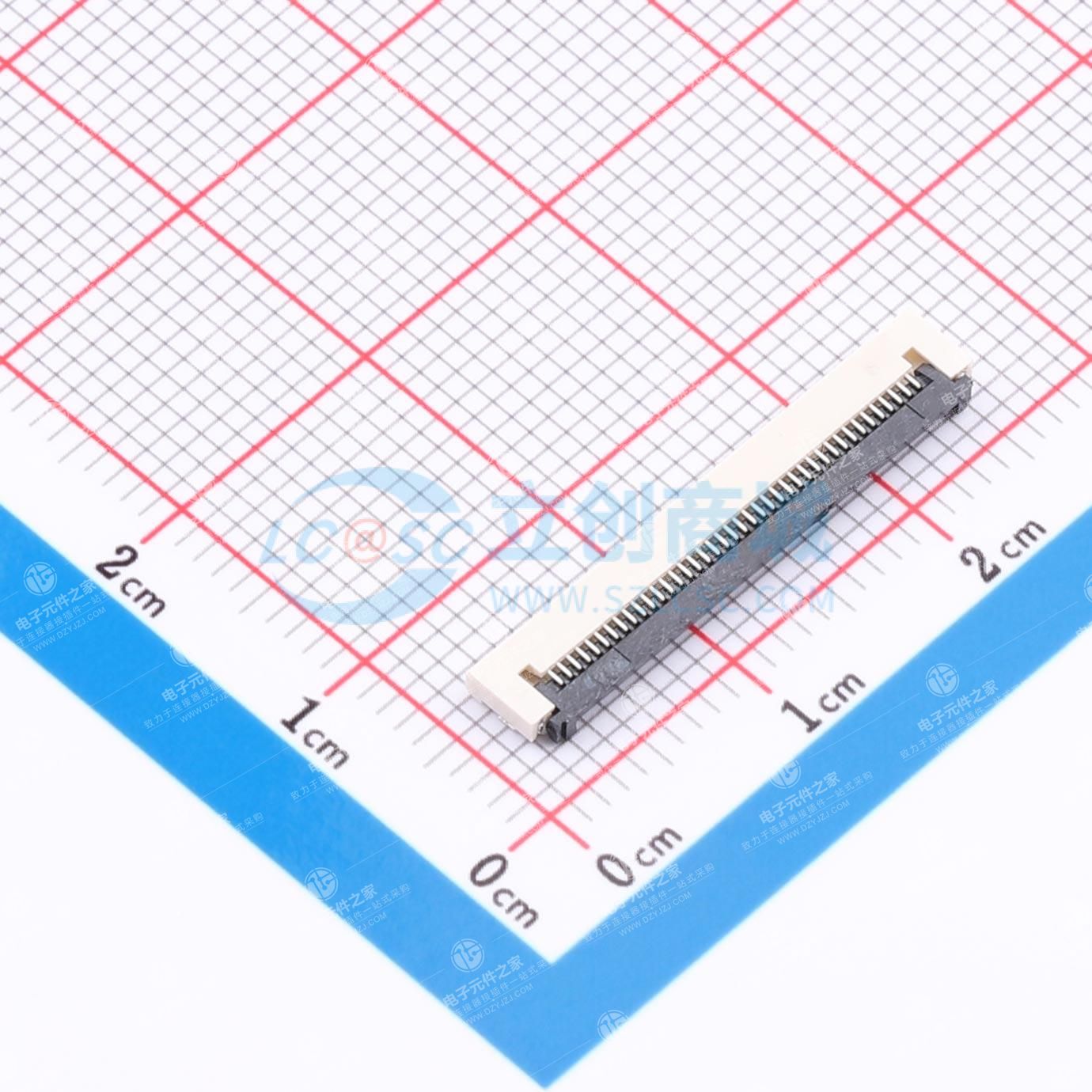 翻盖式 下接 P数:40P 间距:0.5mm