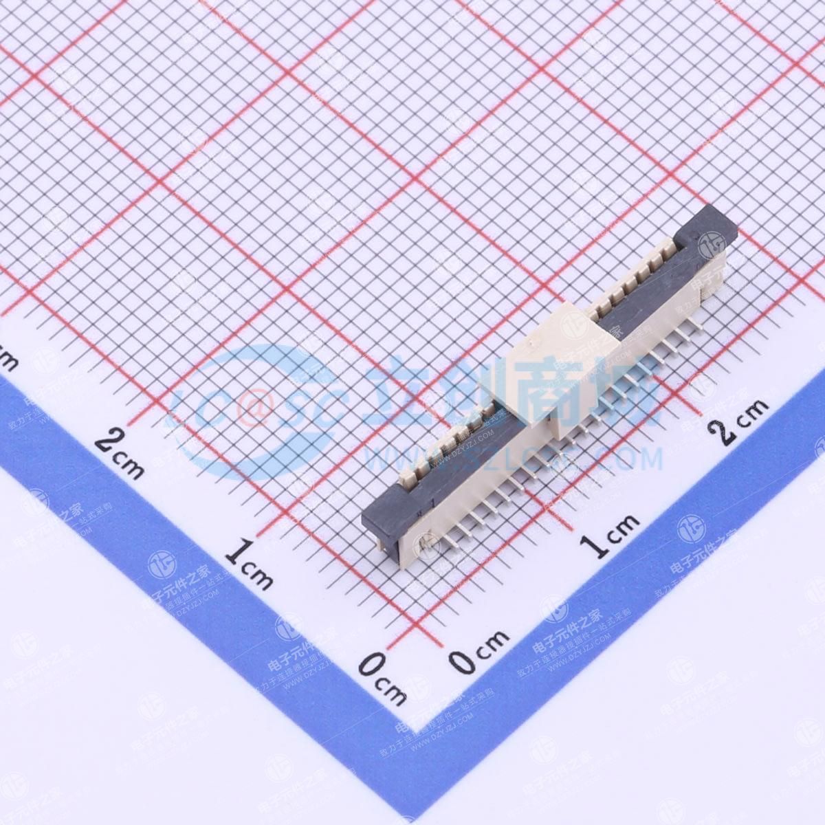 抽屉式 单侧触点/垂直 P数:20P 间距:1mm