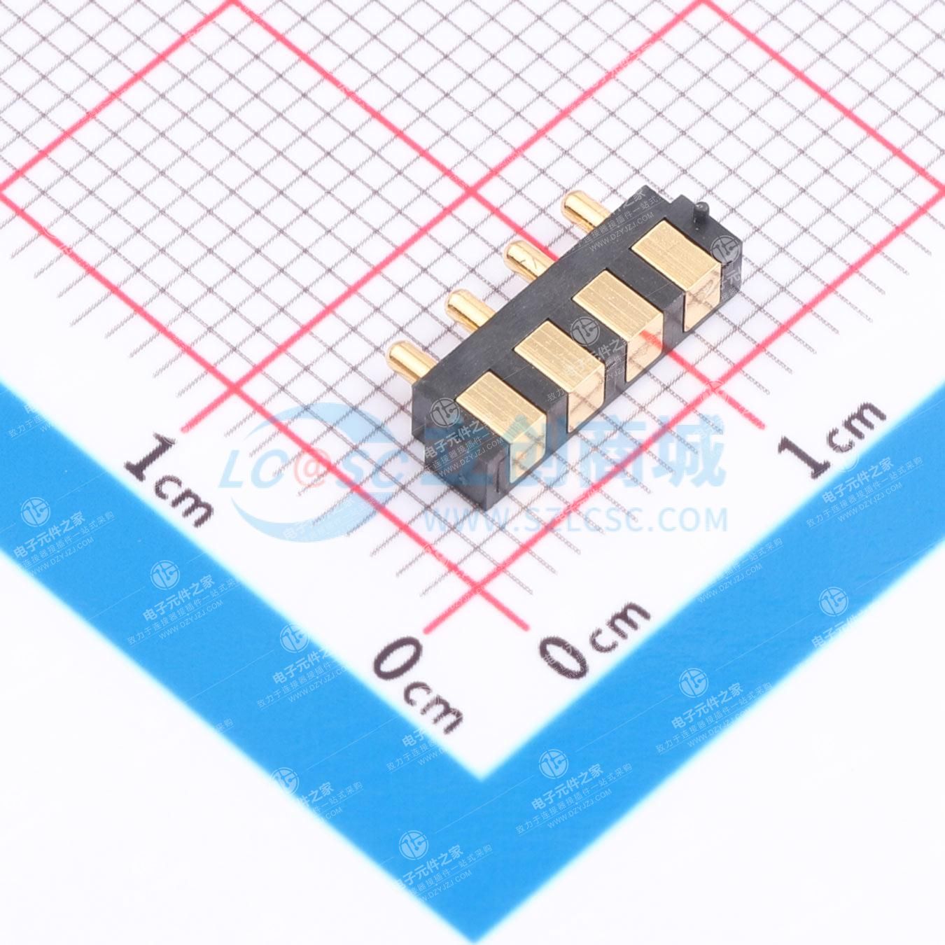 KZF04P03UMT1-R Pogo Pin弹针顶针弹簧针探针连接器