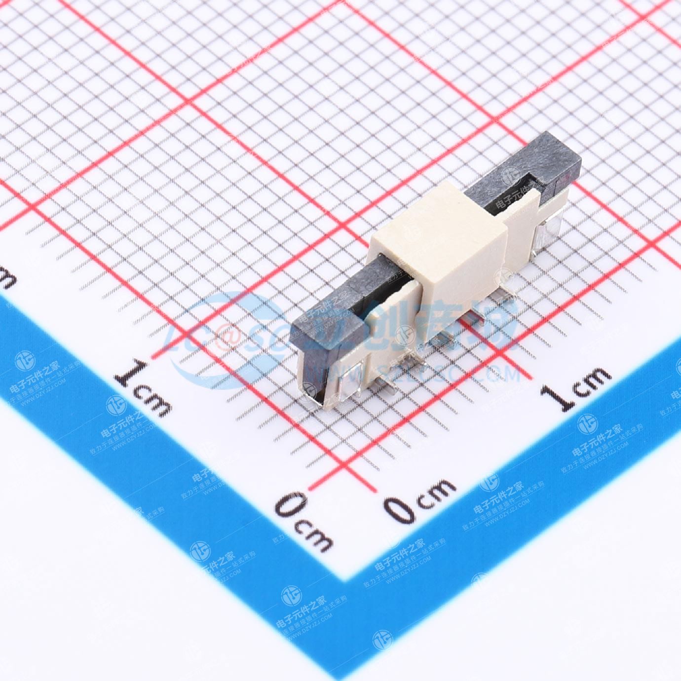 抽屉式 单侧触点/垂直 P数:10P 间距:1mm