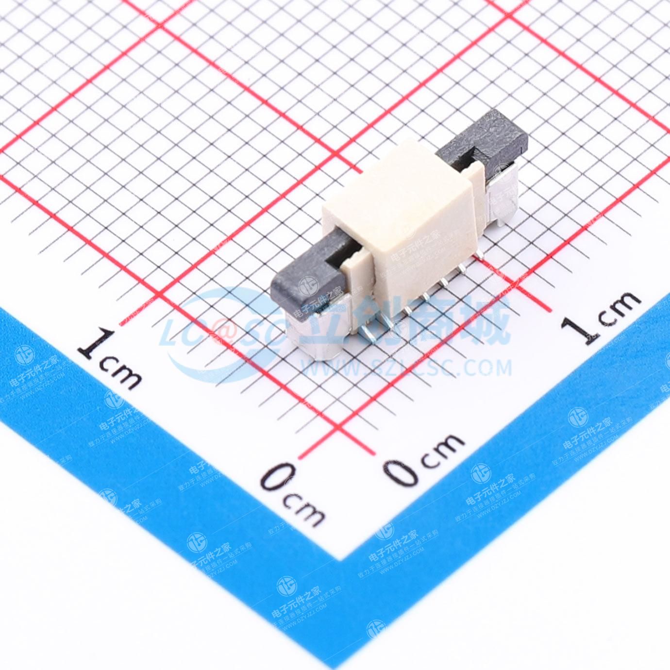 抽屉式 单侧触点/垂直 P数:14P 间距:0.5mm
