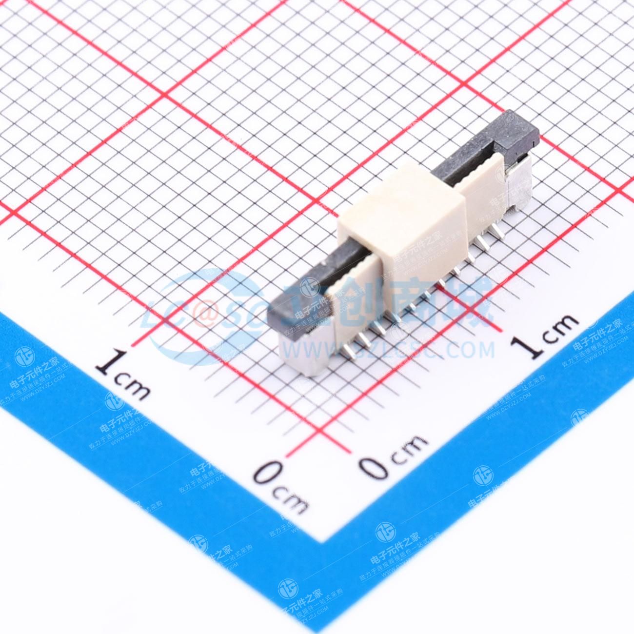 抽屉式 单侧触点/垂直 P数:22P 间距:0.5mm