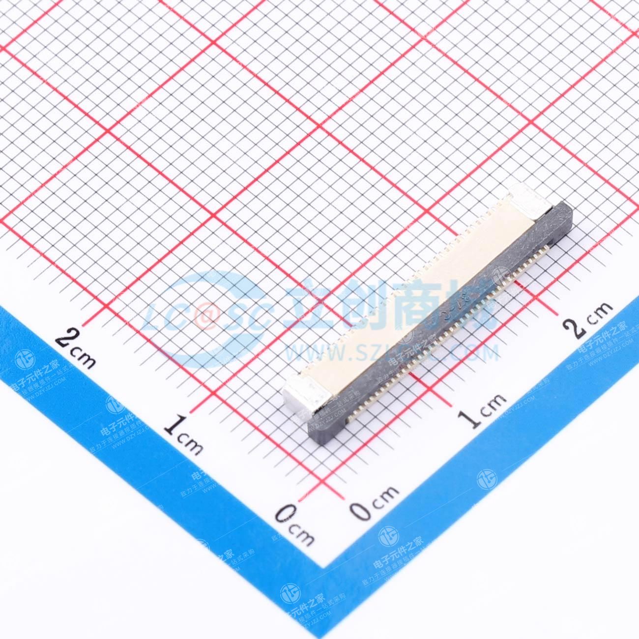 抽屉式 下接 P数:18P 间距:1mm