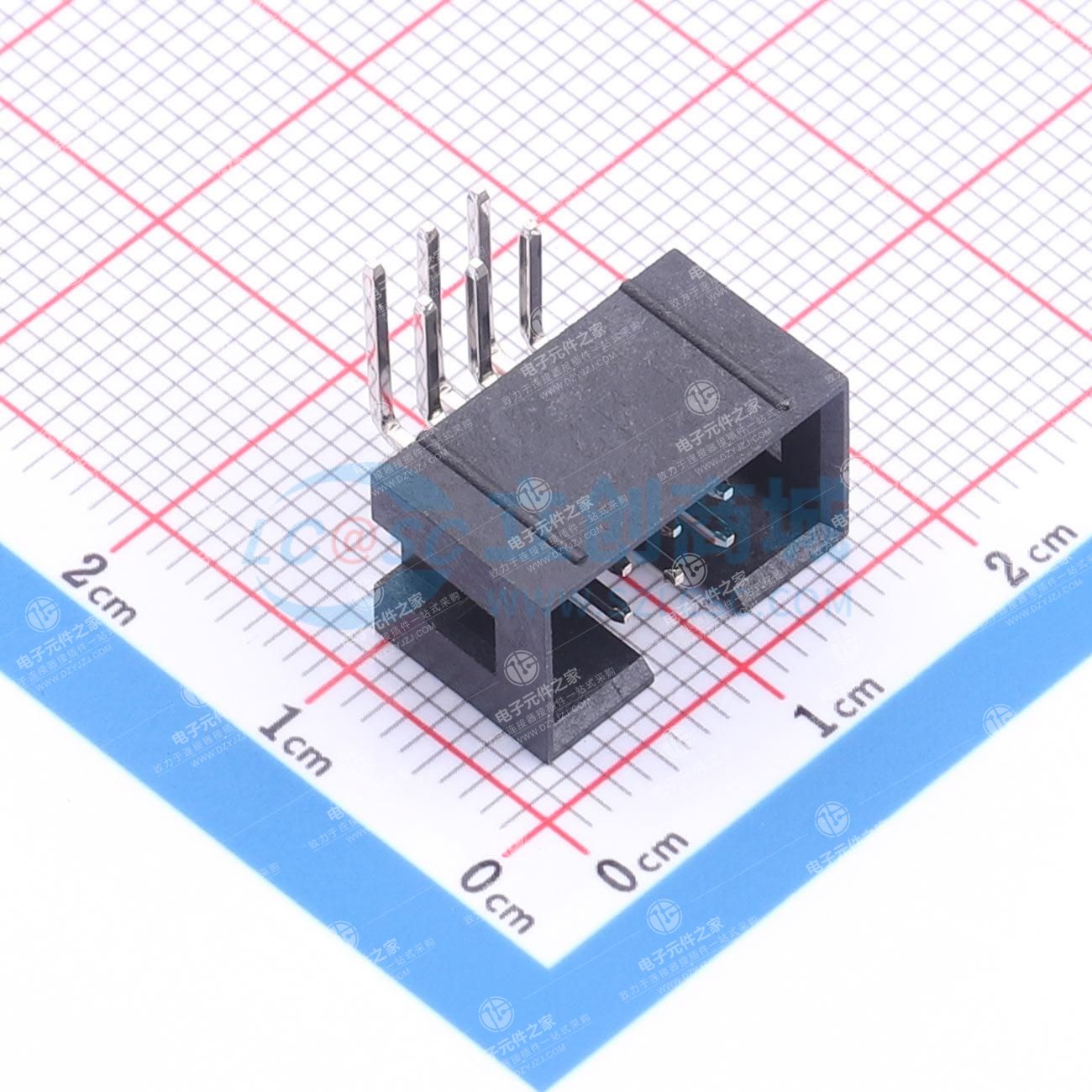 2.54mm 排数:2 每排P数:3