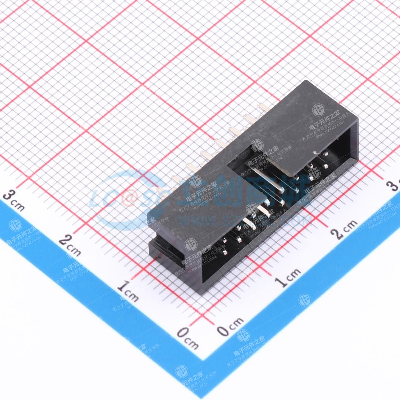 2.54mm 排数:2 每排P数:8