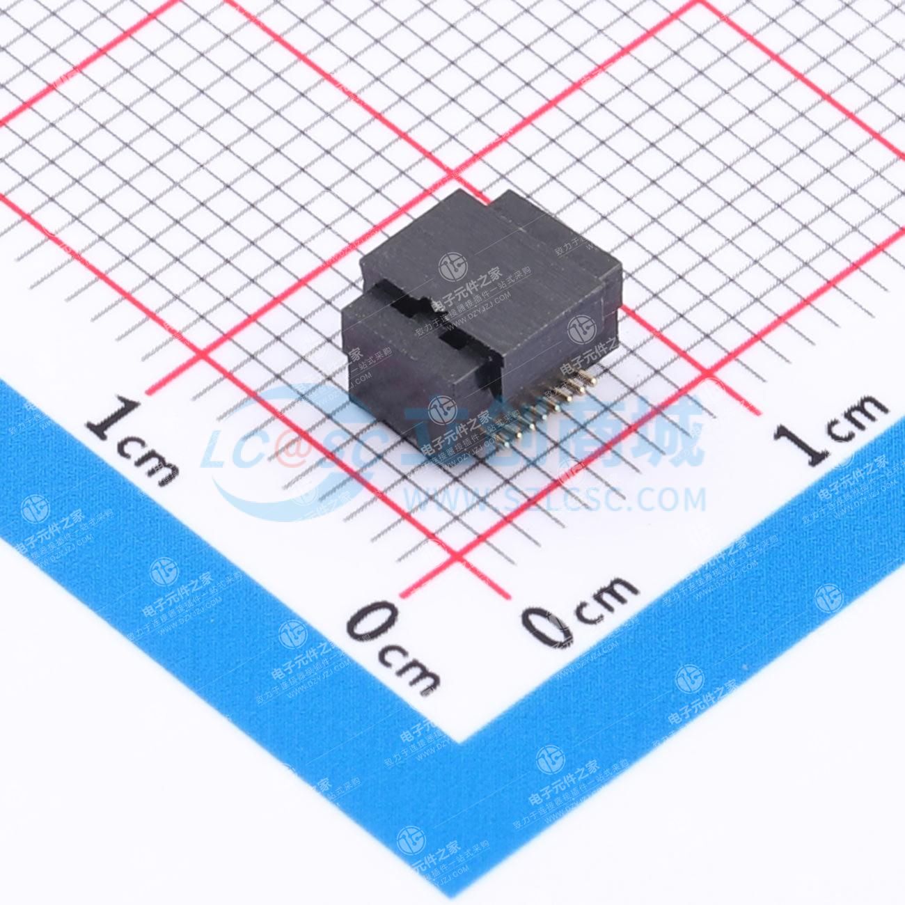 PIN:16P 间距:0.5mm 立贴