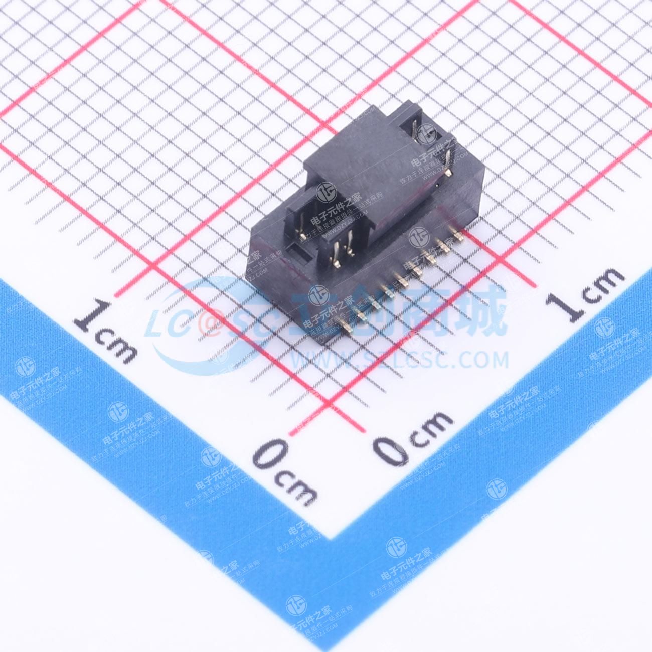 PIN:18P 间距:0.8mm 立贴