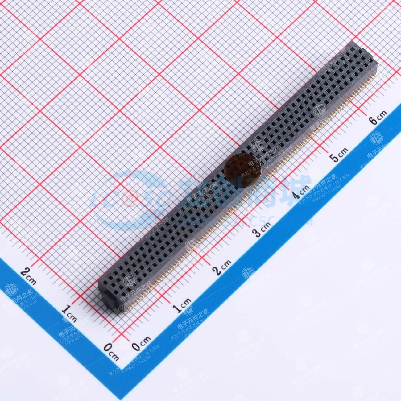 PIN:200P 间距:1.27mm 立贴