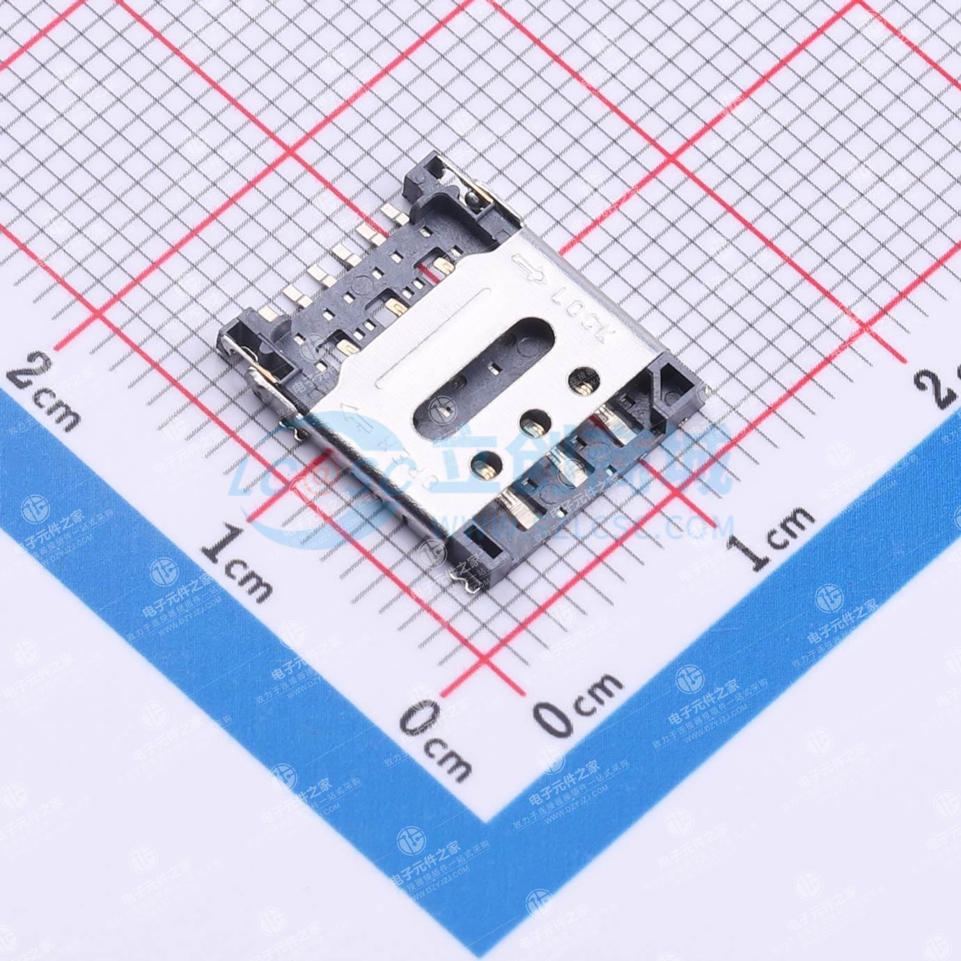 翻盖式 NanoSIM卡 卡座
