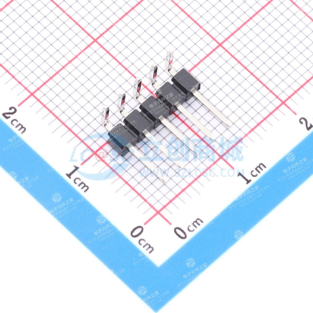 1x5P 间距:2.54mm 方针 弯插