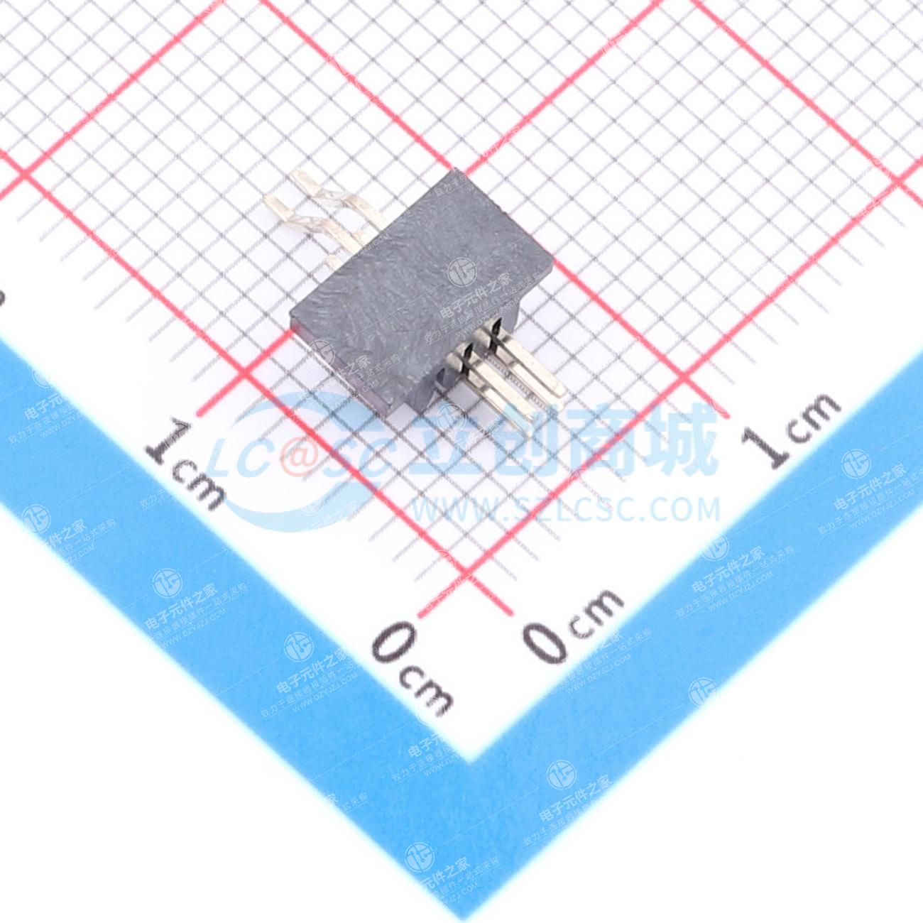 2x2P 间距:1.27mm 方针 卧贴