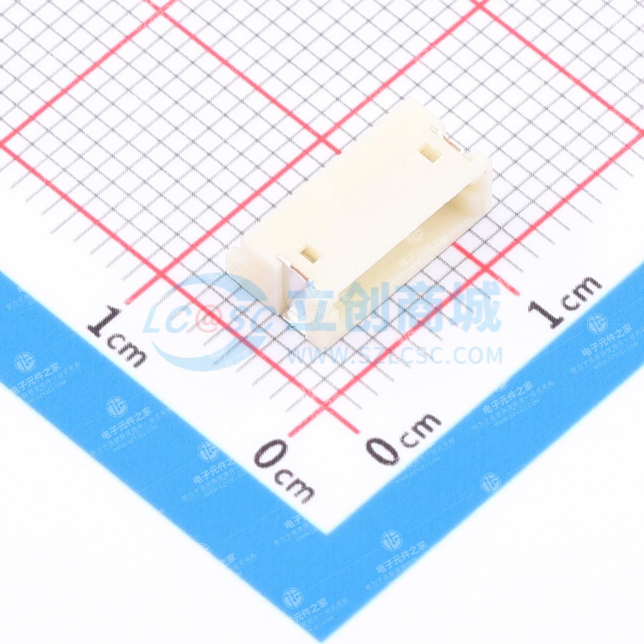 1x5P 间距:1.5mm 卧贴 系列:ZH