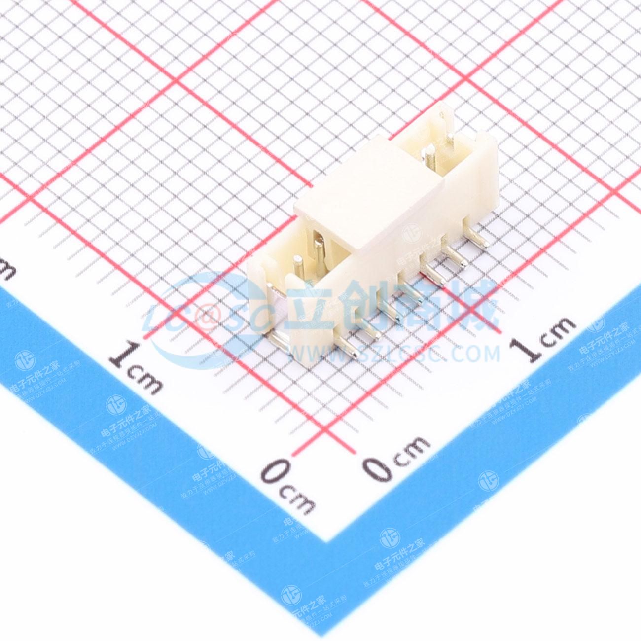1x7P 间距:1.5mm 立贴 系列:ZH
