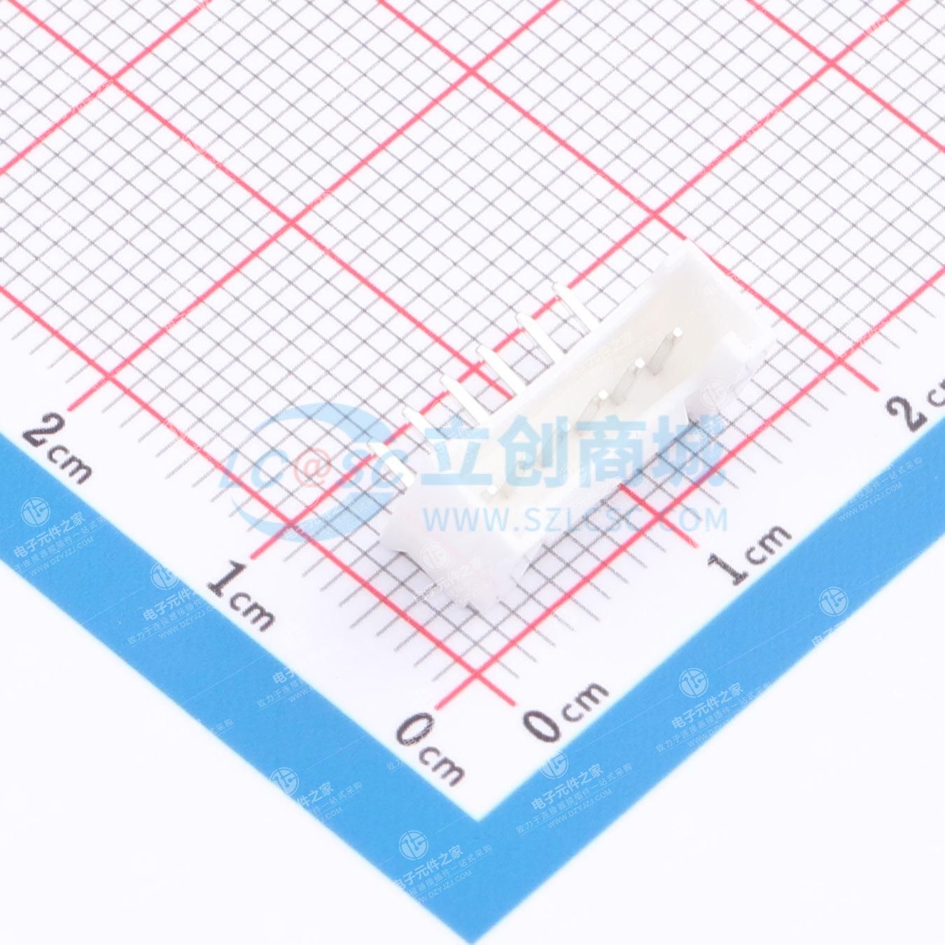 1x6P 间距:2mm 弯插 系列:HY