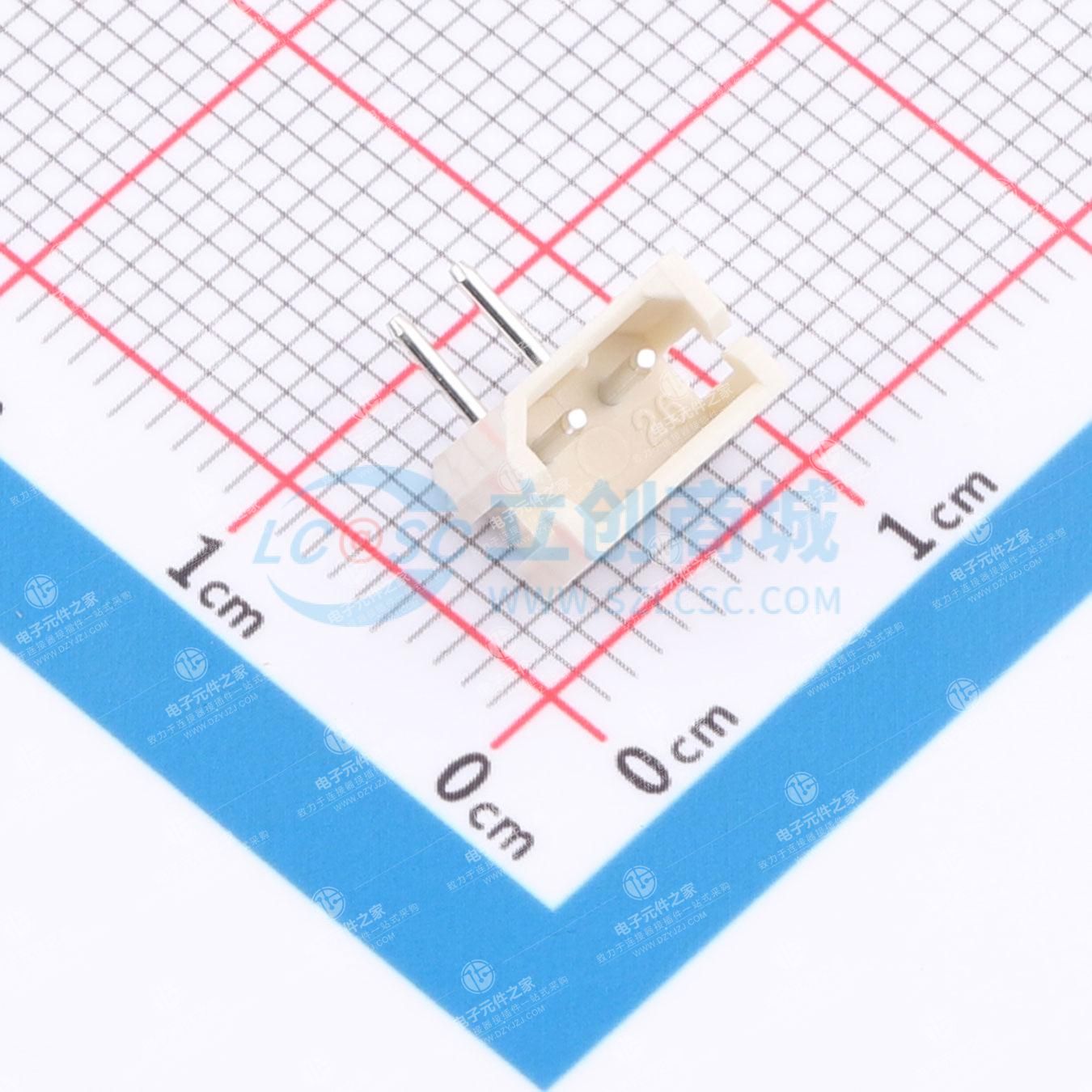 1x2P 间距:2.54mm 弯插