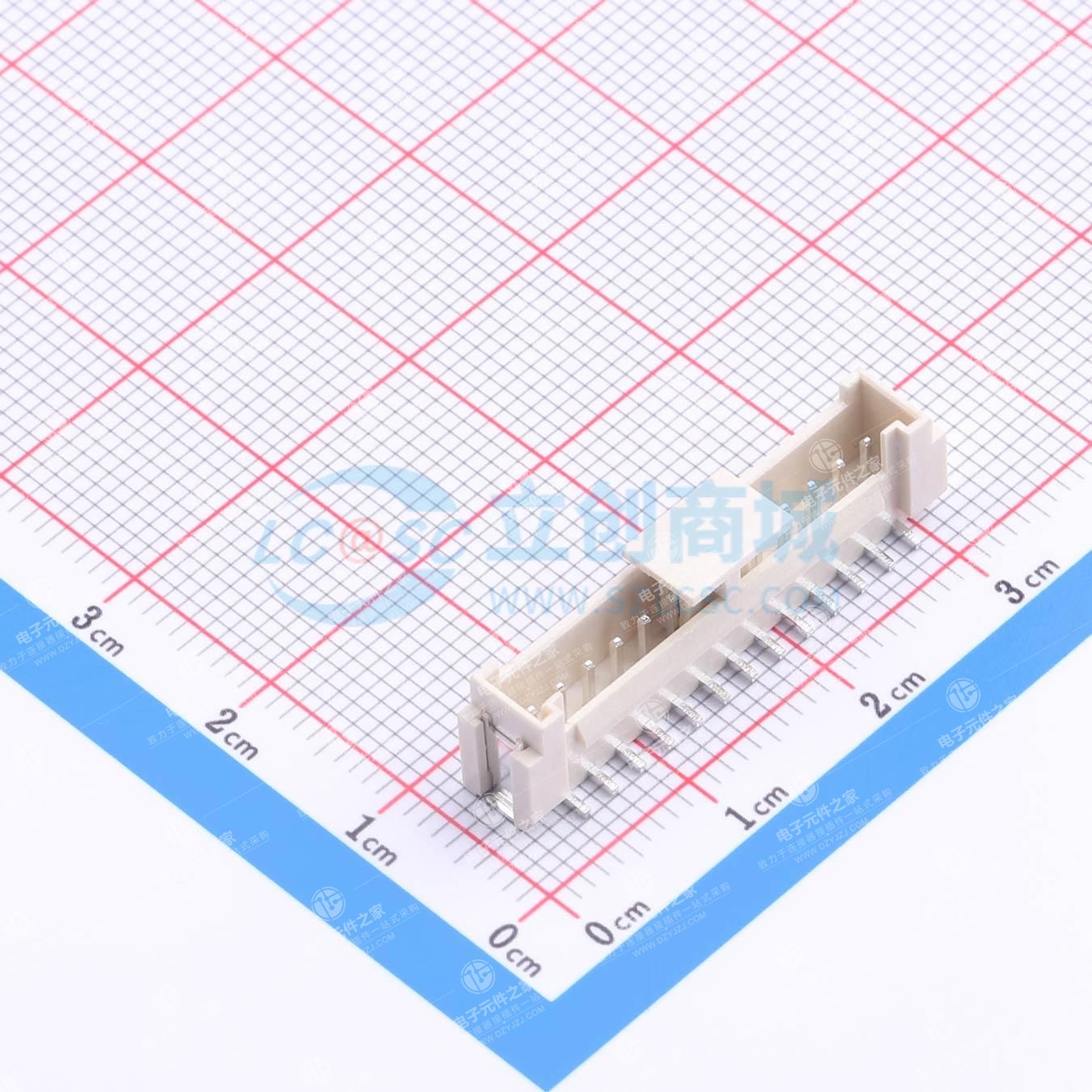 1x13P 间距:2mm 立贴