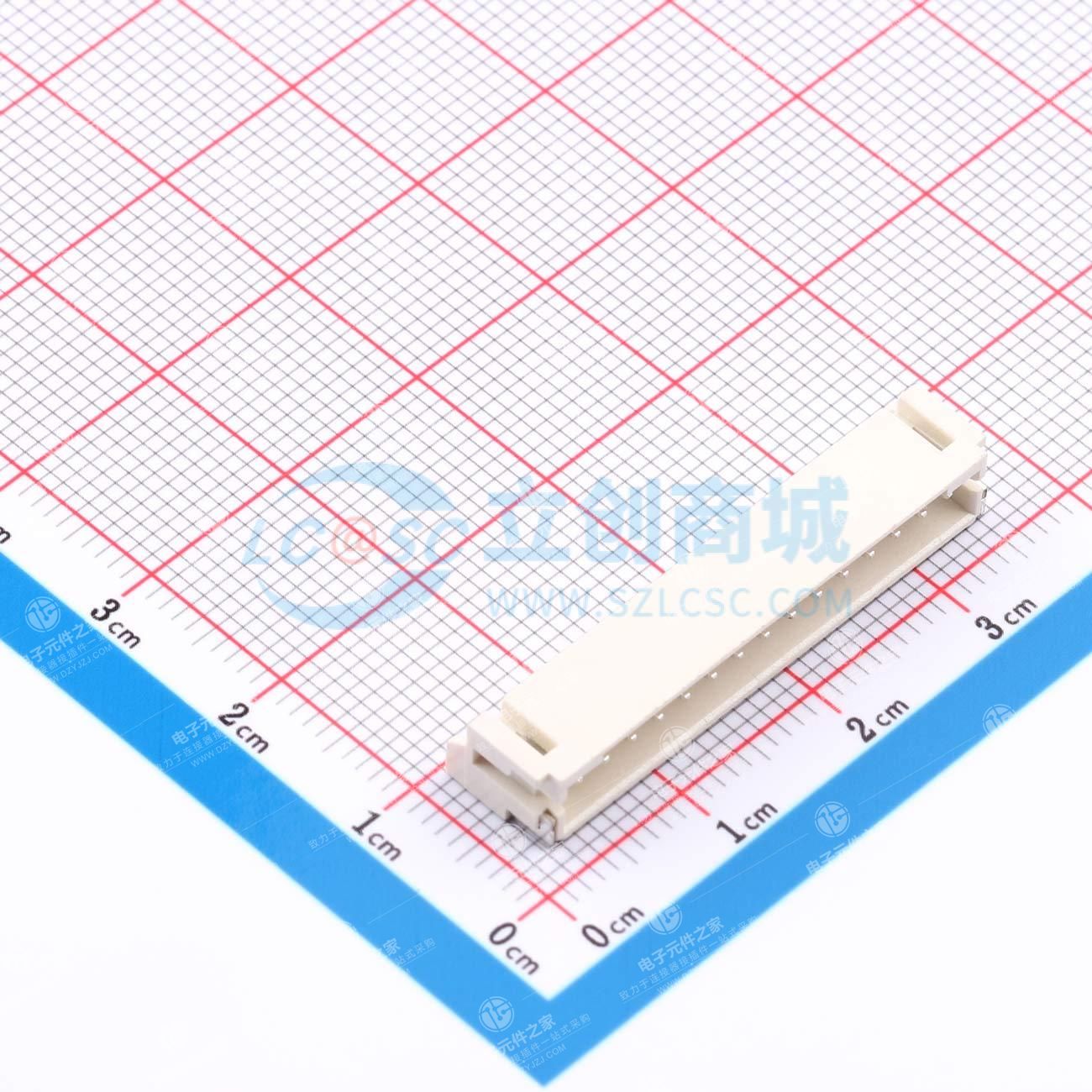 1x15P 间距:2mm 卧贴 系列:PH