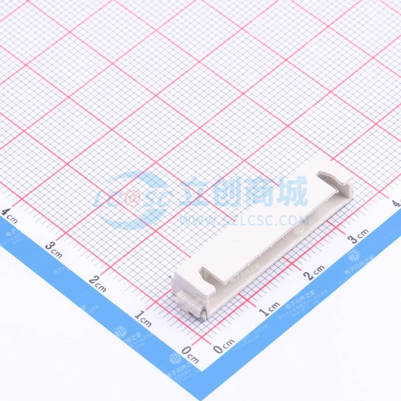 1x12P 间距:2.5mm 卧贴 系列:XH