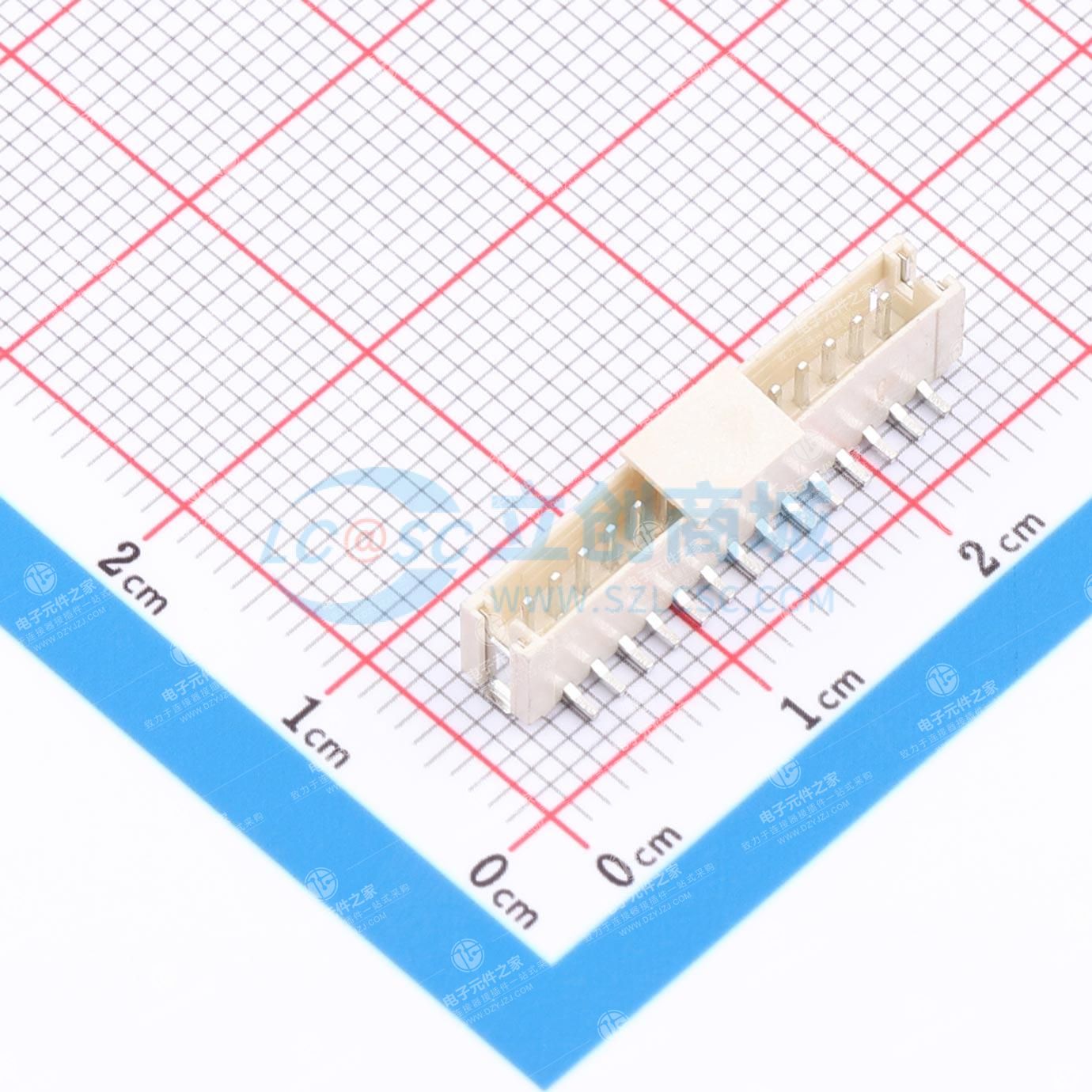 1x12P 间距:1.5mm 立贴
