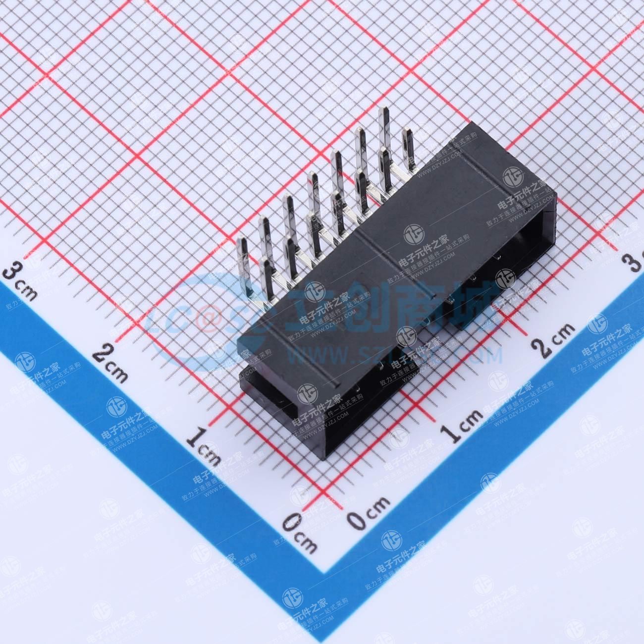 2.54mm 2x7P 排数:2 每排P数:7