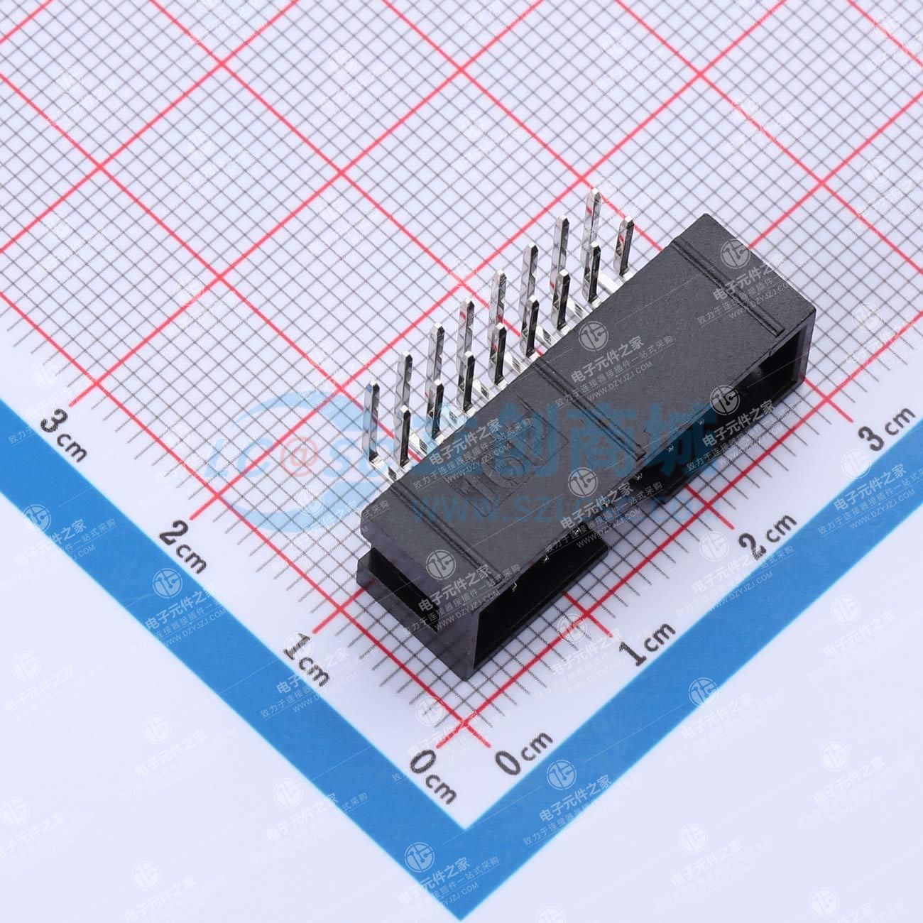 2.54mm 2x8P 排数:2 每排P数:8