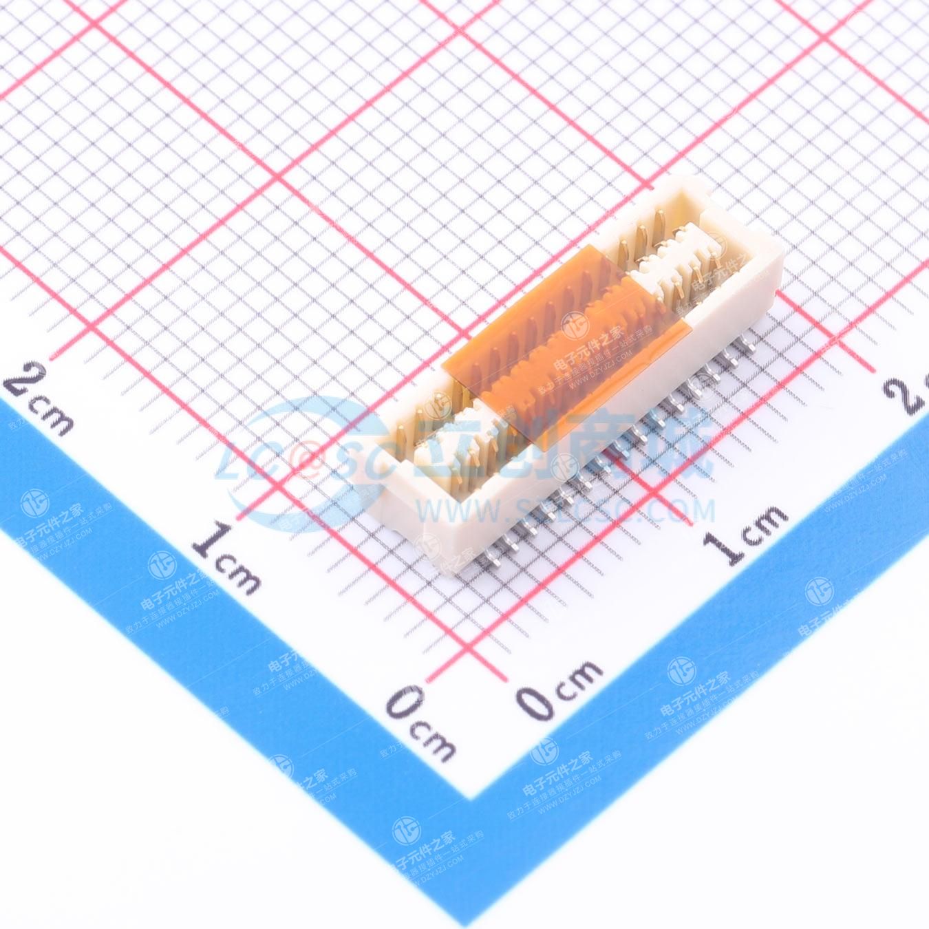 2x15P 间距:1mm 立贴 系列:SHLD