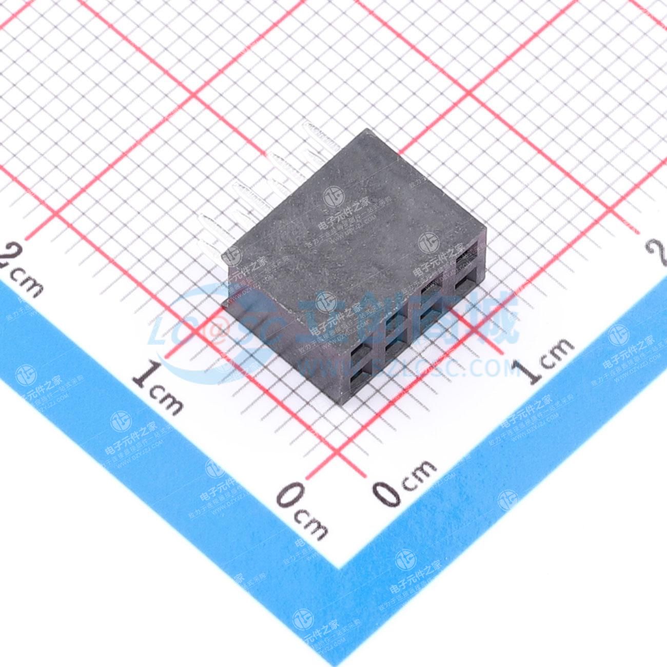 2x4P 间距:2.54mm 直插