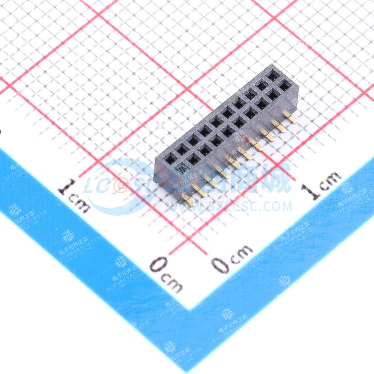 间距:1.27mm 立贴