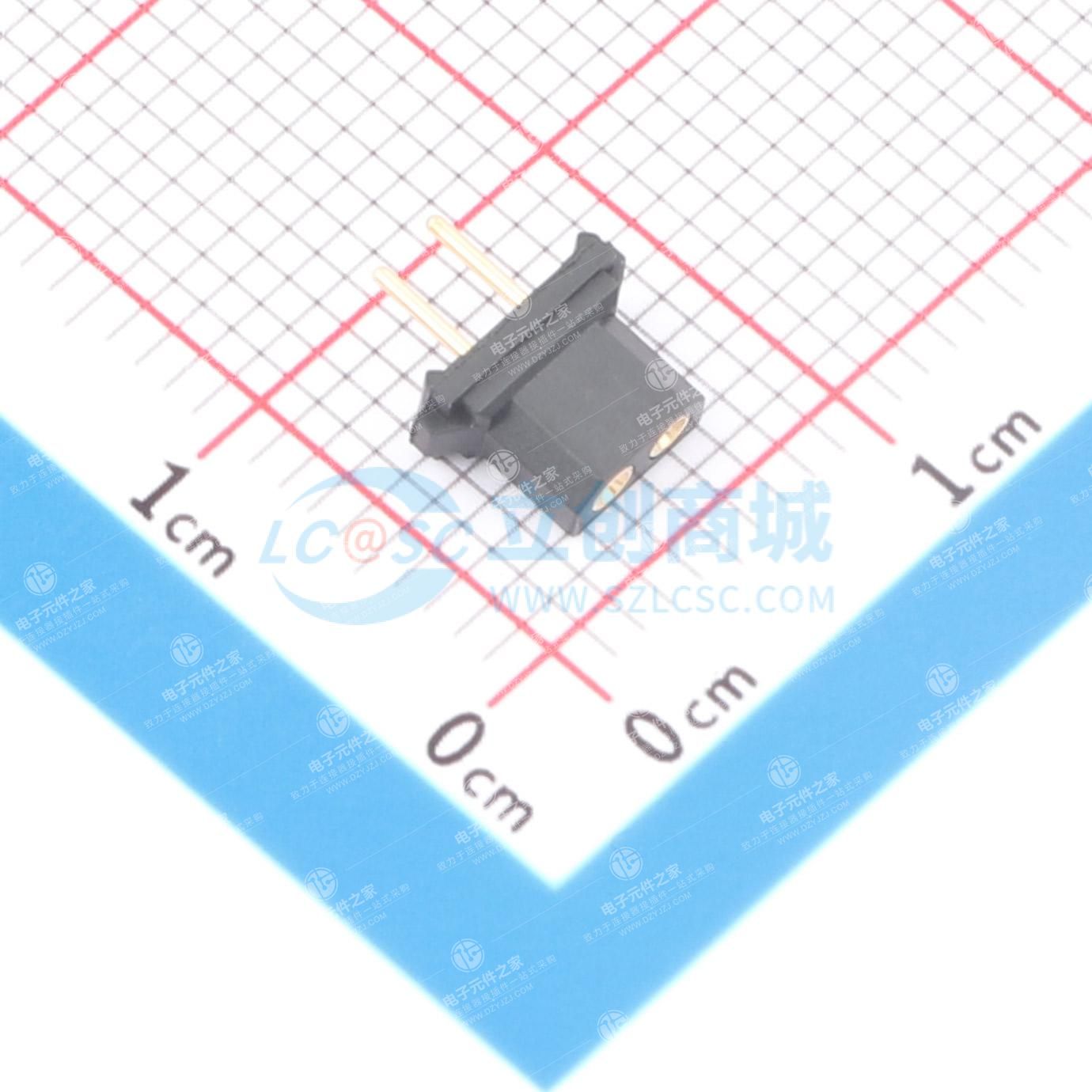 1x2P 间距:2mm 直插