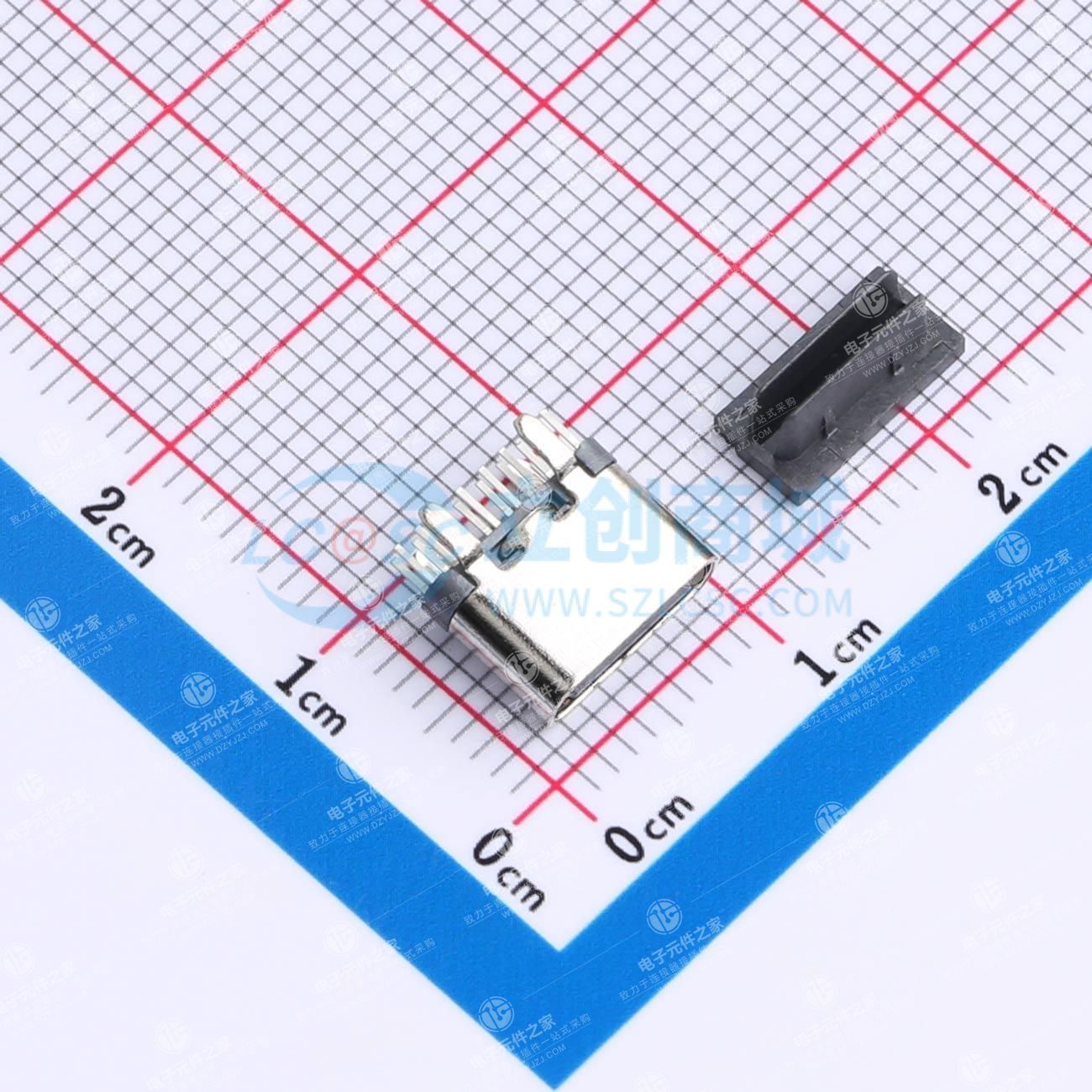 Type-C 母 直插