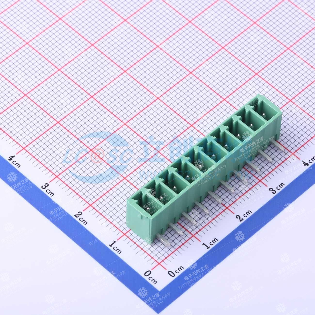 绿色 1x10P 3.81mm 排数:1 每排P数:10