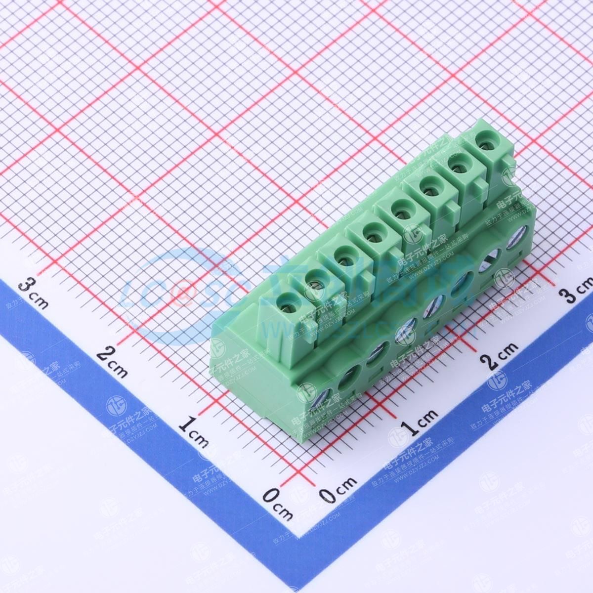 绿色 1x8P 3.5mm 排数:1 每排P数:8