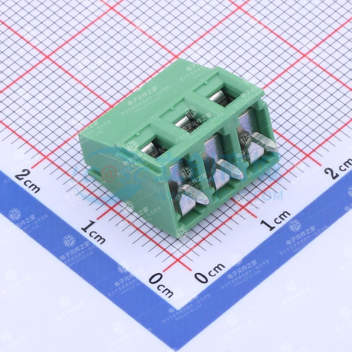 5.08mm 1x3P 排数:1 每排P数:3 直插